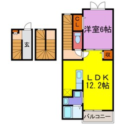 エスペランサⅡ・Ⅲの物件間取画像